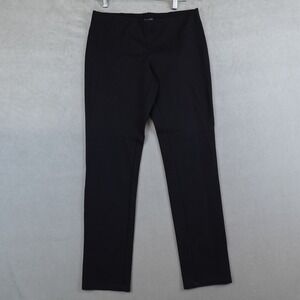 Eileen Fisher Pants Women PS Petite Stretch Viscose Crepe Black Pull On 28x27